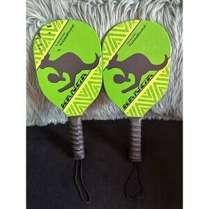 Kanga Promo Pickleball Rackets Set Of 2 Neon Green